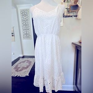 Japna White Short dress! Worn once!